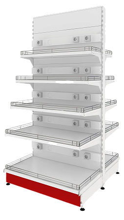 Стеллаж островной МХМ для электробытовых приборов Стеллаж островной МХМ для электробытовых приборов
