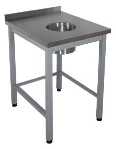 Стол производственный для сбора отходов Rada СОС-10/6-О-430 без полки Стол производственный для сбора отходов Rada СОС-10/6-О-430 без полки