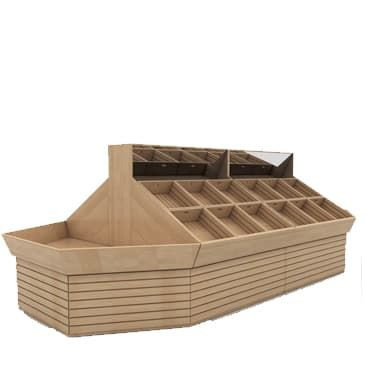 Стеллаж овощной Евромаркет ОДС001553 EM-02.127.000 СБ с зеркалом Стеллаж овощной Евромаркет ОДС001553 EM-02.127.000 СБ с зеркалом