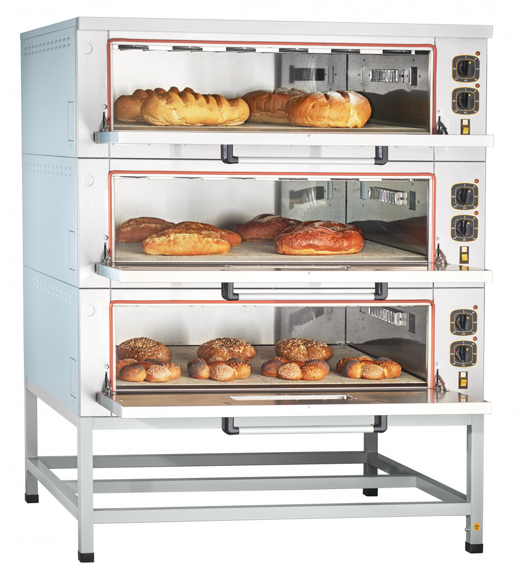 Пекарский электрический шкаф Abat ЭШП-3КП (320 °C) с каменным подом