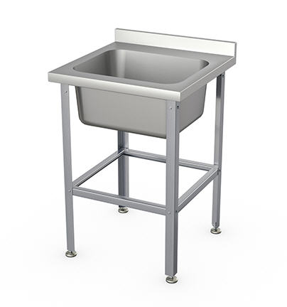 Ванна моечная цельнотянутая односекционная Атеси Стандарт ВСМЦ-С-1.500.400-1-02 (ВСМЦ-1/600) Ванна моечная цельнотянутая односекционная Атеси Стандарт ВСМЦ-С-1.500.400-1-02 (ВСМЦ-1/600)