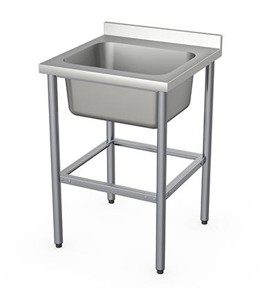 Ванна моечная цельнотянутая односекционная Атеси Престиж ВСМЦ-П-1.500.400-1-02 (ВСМЦ-1/600Н) Ванна моечная цельнотянутая односекционная Атеси Престиж ВСМЦ-П-1.500.400-1-02 (ВСМЦ-1/600Н)