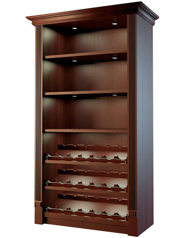 Винный шкаф Евромаркет ВШ0095 с держателями для винных бутылок LD 002