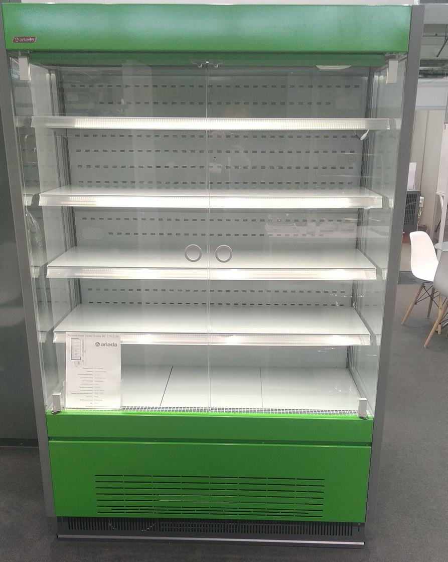 Холодильная горка Ариада Crosby ВС1.70AG-1250 (стеклянный фронт, встройка)