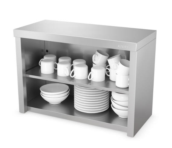 Полка полуоткрытая кухонная Атеси Стандарт ППК-С-1100.420.640-02 (ППК-1100)