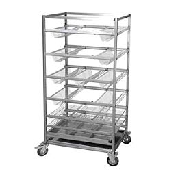 Стеллаж для хранения и сушки столовой посуды СПП-02 Проммаш Стеллаж для хранения и сушки столовой посуды СПП-02 Проммаш