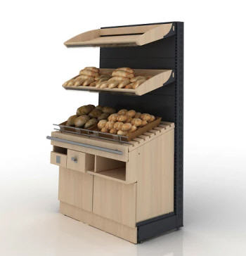 Тумба хлебного стеллажа Евромаркет Grace ХС0021 Тумба хлебного стеллажа Евромаркет Grace ХС0021