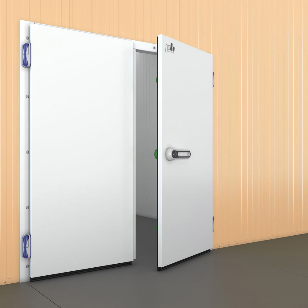 Распашные двустворчатые холодильные двери (РДД) 1600 1800