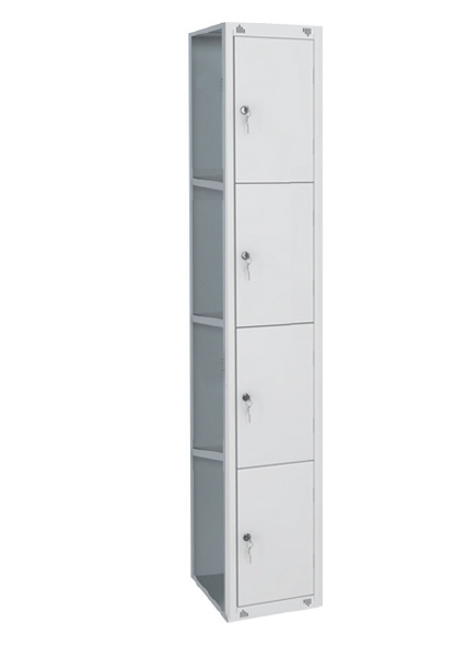 Шкаф для покупателей ШМ-14 1850х300х490 (дополнительная секция) Астра-Лабс Бел