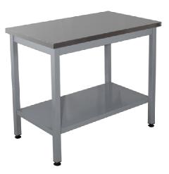 Стол производственный открытый Rada СО-10/7П-430 без борта, с полкой Стол производственный открытый Rada СО-10/7П-430 без борта, с полкой