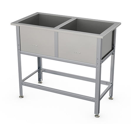 Ванна моечная двухсекционная Атеси Бюджет ВСМ-Б-2.530-02 (ВМ-2/530) Ванна моечная двухсекционная Атеси Бюджет ВСМ-Б-2.530-02 (ВМ-2/530)