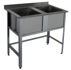 Ванна моечная Rada Эконом ВМ2-12/7Б с двумя емкостями и бортом Ванна моечная Rada Эконом ВМ2-12/7Б с двумя емкостями и бортом