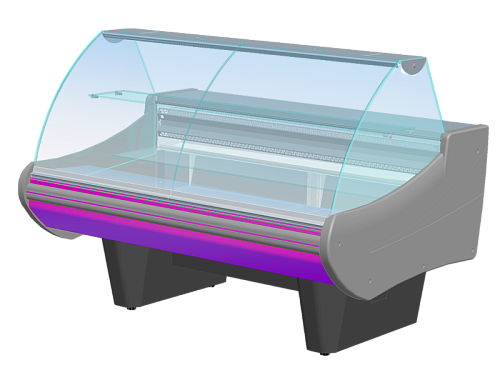 Кондитерская холодильная витрина Enteco master НЕМИГА STANDART 120 ВВ(К), основание на опорах Кондитерская холодильная витрина Enteco master НЕМИГА STANDART 120 ВВ(К), основание на опорах