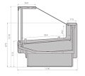 Холодильные витрины Brandford Aurora SQ 250 Холодильные витрины Brandford Aurora SQ 250