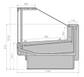 Холодильные витрины Brandford Aurora SQ 320 Холодильные витрины Brandford Aurora SQ 320