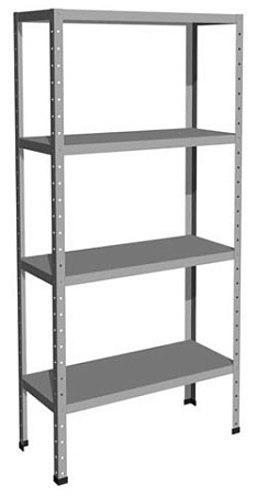 Стеллаж архивно-складской металлический САМ Астра-Лабс Бел 2000х1200х500, 4 полки (нагрузка - 200 кг на полку) Стеллаж архивно-складской металлический САМ Астра-Лабс Бел 2000х1200х500, 4 полки (нагрузка - 200 кг на полку)