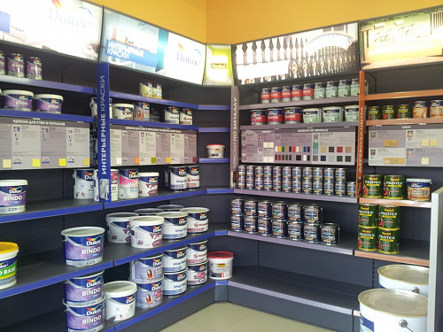 Стеллаж пристенный с рекламным фризом Евромаркет ПС005 Стеллаж пристенный с рекламным фризом Евромаркет ПС005