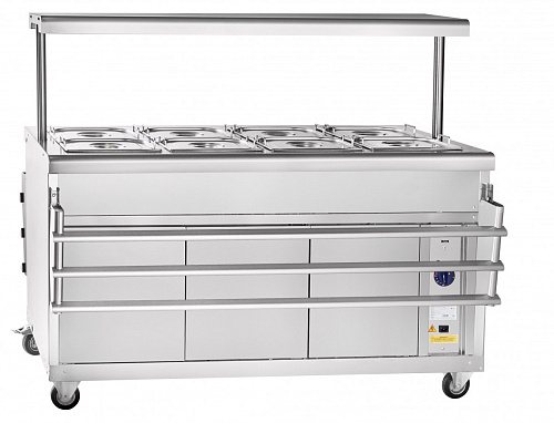 Мармит 2-х блюд Abat ЭМК-70ПМ-01 паровой, передвижная линия самообслуживания Мармит 2-х блюд Abat ЭМК-70ПМ-01 паровой, передвижная линия самообслуживания