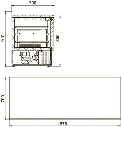 Стол холодильный Polair TBi4GN-G Стол холодильный Polair TBi4GN-G