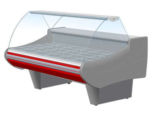 Тепловая витрина Enteco master НЕМИГА STANDART 180 ВВ(Т), основание на опорах, встроенный агрегат Тепловая витрина Enteco master НЕМИГА STANDART 180 ВВ(Т), основание на опорах, встроенный агрегат