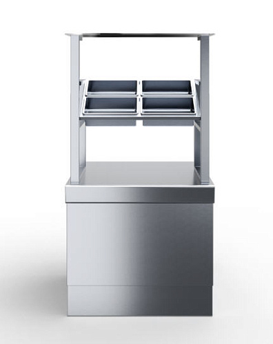 Прилавок для приборов и подносов с заниженной столешницей 600 Rada GASTRO-LINE Прилавок для приборов и подносов с заниженной столешницей 600 Rada GASTRO-LINE