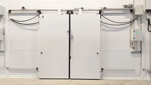 Откатные двустворчатые холодильные двери (ОДД) ПрофХолод Откатные двустворчатые холодильные двери (ОДД) ПрофХолод