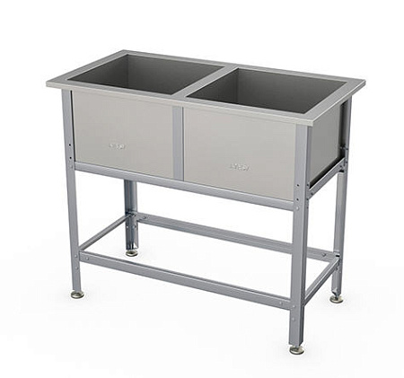 Ванна моечная двухсекционная Атеси Стандарт ВСМ-С-2.530-02 (ВСМ-2/530) Ванна моечная двухсекционная Атеси Стандарт ВСМ-С-2.530-02 (ВСМ-2/530)