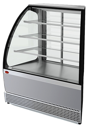 Кондитерская холодильная витрина МХМ Veneto VS-UN нерж., угловая Кондитерская холодильная витрина МХМ Veneto VS-UN нерж., угловая