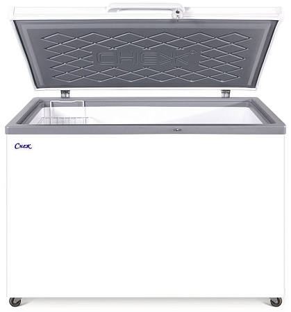 Морозильный ларь Снеж МЛК-400 с глухой нержавеющей крышкой Морозильный ларь Снеж МЛК-400 с глухой нержавеющей крышкой