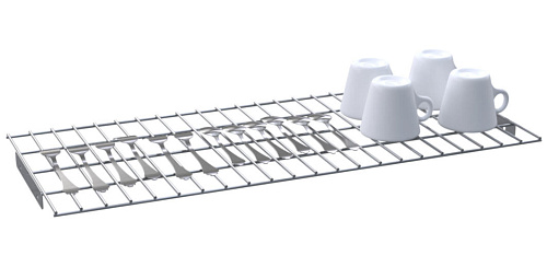 Комплект полки для стаканов и столовых приборов шкафа ШЗДП-4-950-02-1 Комплект полки для стаканов и столовых приборов шкафа ШЗДП-4-950-02-1
