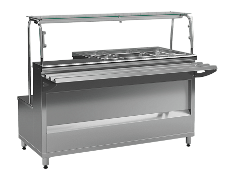 Прилавок-мармит электрический универсальный ПМВЭ 15У (для первых и вторых блюд) серия ШЕФ 1500 Прилавок-мармит электрический универсальный ПМВЭ 15У (для первых и вторых блюд) серия ШЕФ 1500