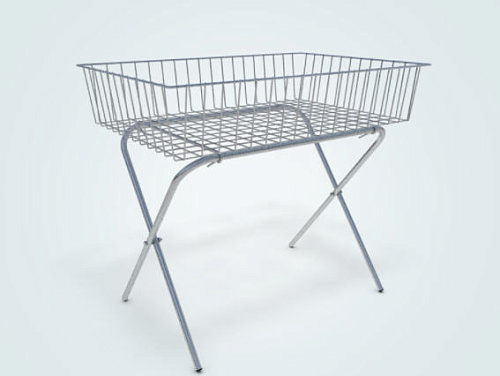 Корзина (стол) для распродаж Юнитрейд на ножках разборная, порошковое покрытие Корзина (стол) для распродаж Юнитрейд на ножках разборная, порошковое покрытие