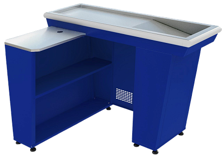 Кассовый бокс МХМ КБ-1,5-1Н одинарный накопитель (синий) Кассовый бокс МХМ КБ-1,5-1Н одинарный накопитель (синий)