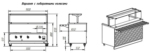 Прилавок-мармит электрический первых блюд Abat ПМЭС-70Е-01 серия Сэйла Прилавок-мармит электрический первых блюд Abat ПМЭС-70Е-01 серия Сэйла