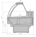 Холодильные витрины Brandford Aurora Slim 190 рыба на льду Холодильные витрины Brandford Aurora Slim 190 рыба на льду