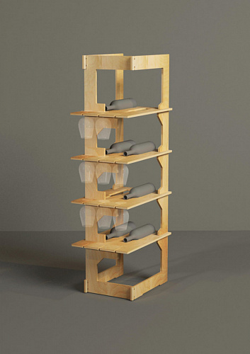 Напольная стойка Евромаркет ДВ00240 для винных бутылок A9906 Напольная стойка Евромаркет ДВ00240 для винных бутылок A9906