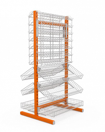 Стойка двухсторонняя Евромаркет ПО00157 Стойка двухсторонняя Евромаркет ПО00157