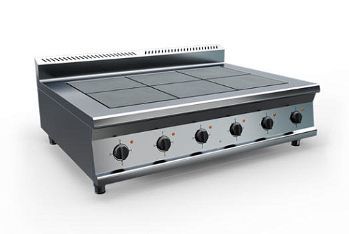 Профессиональная электрическая плита Rada ПЧЧ-6К9-12,2/9/4,7 с чугунными конфорками Профессиональная электрическая плита Rada ПЧЧ-6К9-12,2/9/4,7 с чугунными конфорками