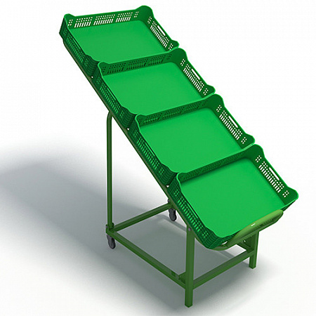 Овощной стеллаж Евромаркет ОВС00440 Овощной стеллаж Евромаркет ОВС00440