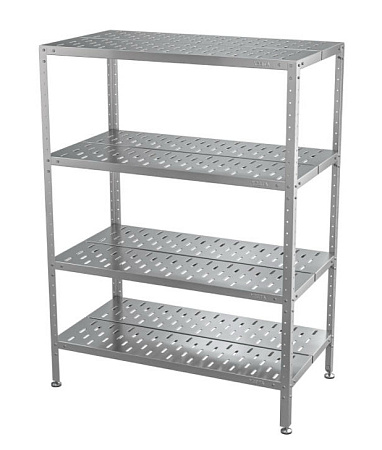 Стеллажи кухонные Атеси Стандарт СТК-С перфорированные полки Стеллажи кухонные Атеси Стандарт СТК-С перфорированные полки
