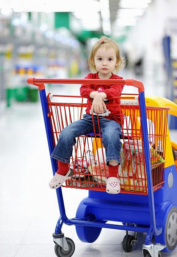 Детская тележка-автомобильчик Корбис STC02-BY Детская тележка-автомобильчик Корбис STC02-BY