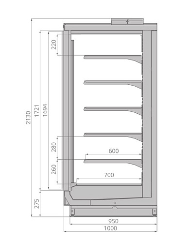Морозильный шкаф Brandford Odissey 375 Морозильный шкаф Brandford Odissey 375