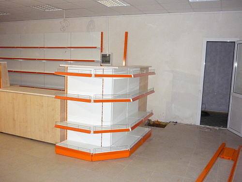 Угловой стеллаж Евромаркет УС0015 внешний Угловой стеллаж Евромаркет УС0015 внешний