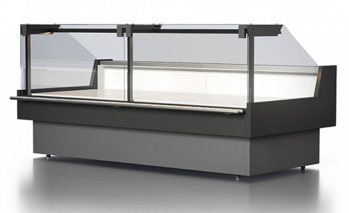 Холодильная витрина Enteco master НЕМИГА CUBE LUX 250 ВС с подъемными стеклами, выносной агрегат Холодильная витрина Enteco master НЕМИГА CUBE LUX 250 ВС с подъемными стеклами, выносной агрегат