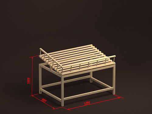 Стол для хлеба Евромаркет Б016 EM-02.216.000 СБ Стол для хлеба Евромаркет Б016 EM-02.216.000 СБ
