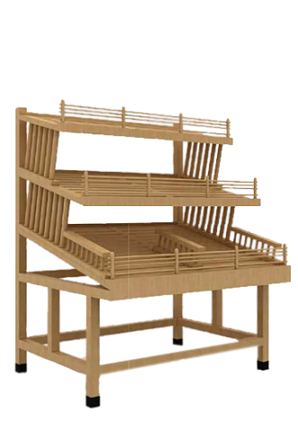 Хлебный стол – стеллаж с задней загрузкой, Евромаркет Хлебный стол – стеллаж с задней загрузкой, Евромаркет