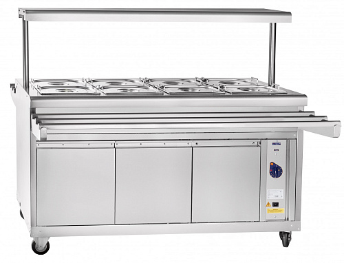 Мармит 2-х блюд Abat ЭМК-70ПМ-01 паровой, передвижная линия самообслуживания Мармит 2-х блюд Abat ЭМК-70ПМ-01 паровой, передвижная линия самообслуживания