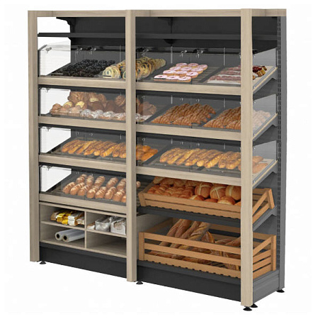 Хлебный стеллаж Евромаркет Just take it ХС0015 Хлебный стеллаж Евромаркет Just take it ХС0015