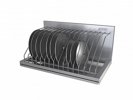 Полка кухонная для крышек Атеси Стандарт ПКК-С-600.350-15-02 (ПКК-600) Полка кухонная для крышек Атеси Стандарт ПКК-С-600.350-15-02 (ПКК-600)