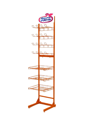 Рекламная стойка Евромаркет РС00122 для детского питания Рекламная стойка Евромаркет РС00122 для детского питания